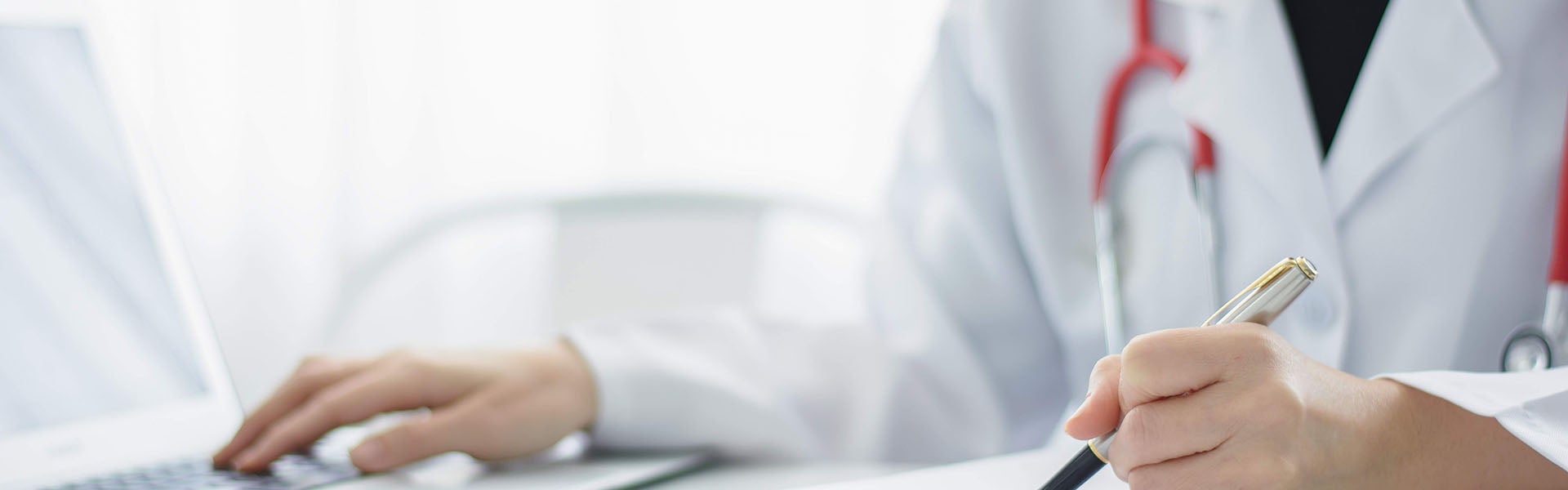 Doctor writing