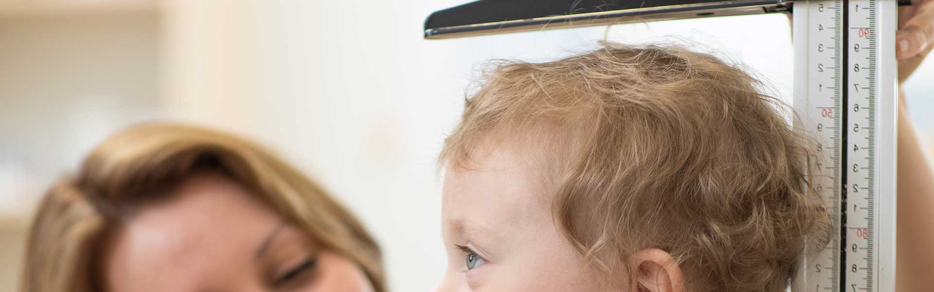 Measuring a child's height