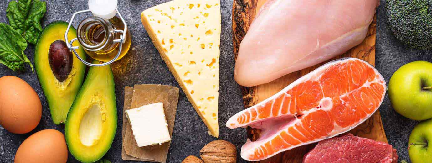 Food from ketogenic diet
