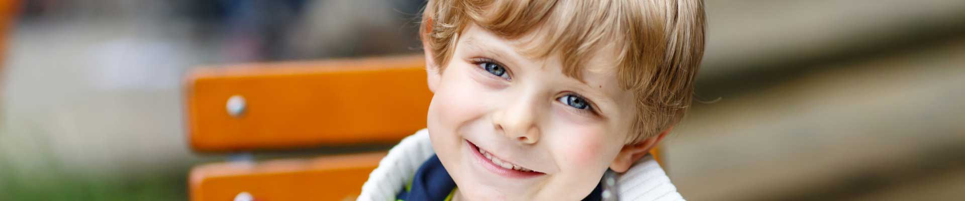 Boy smiling