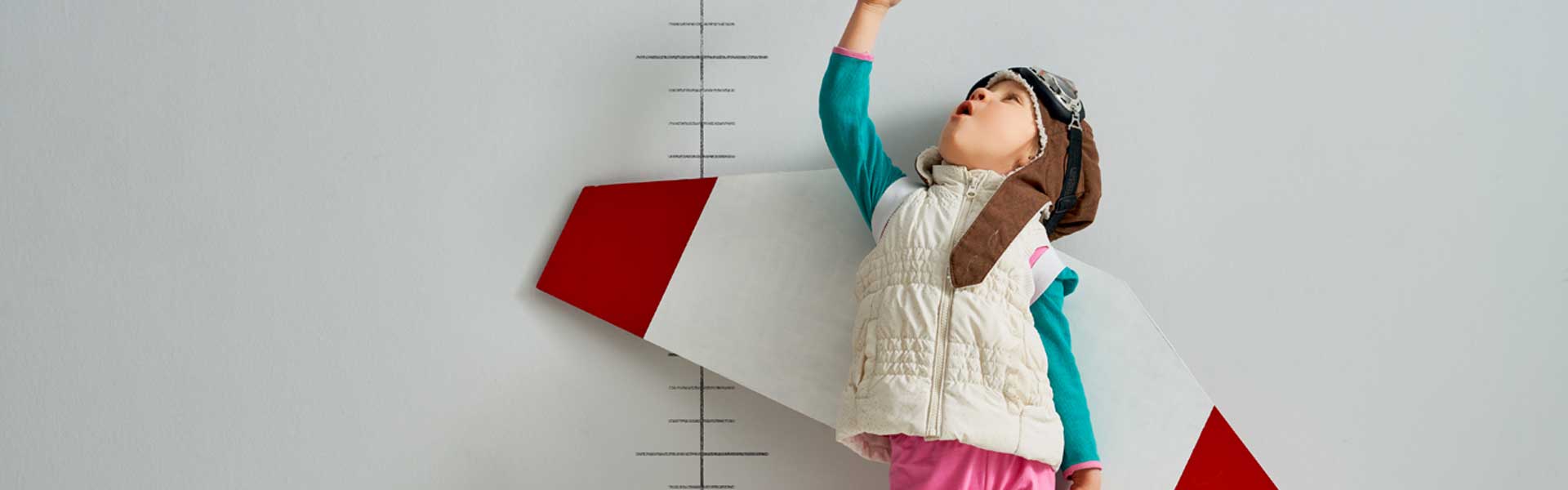 Child measuring height