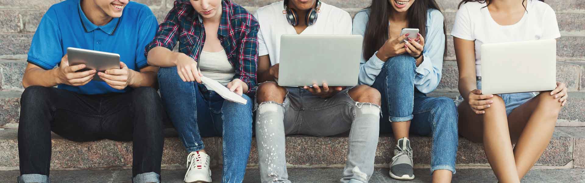 Group of teenagers